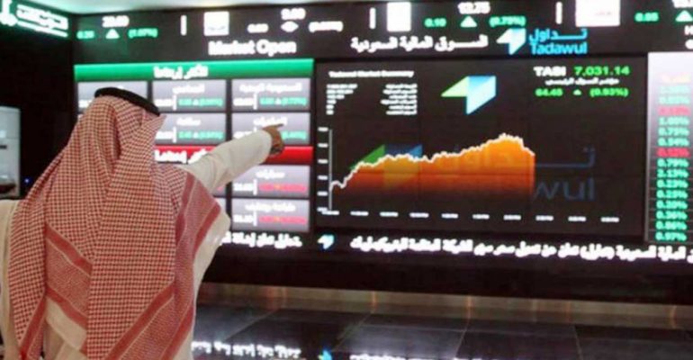 مؤشر الأسهم السعودية يغلق مرتفعاً الى مستوى 7955  نقطة بعد تداول أسهم قيمتها 9.4 ميار ريال