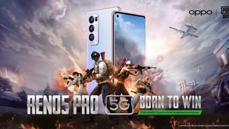 أوبو رينو5 برو الشريك الرسمي للهواتف الذكية لموسم ألعاب ببجي موبايل 2021 بمنطقة الشرق الأوسط وأفريقيا