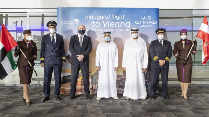 الاتحاد للطيران تطلق وجهتها الخامسة والستين مع تشغيل أولى رحلاتها إلى فيينا
