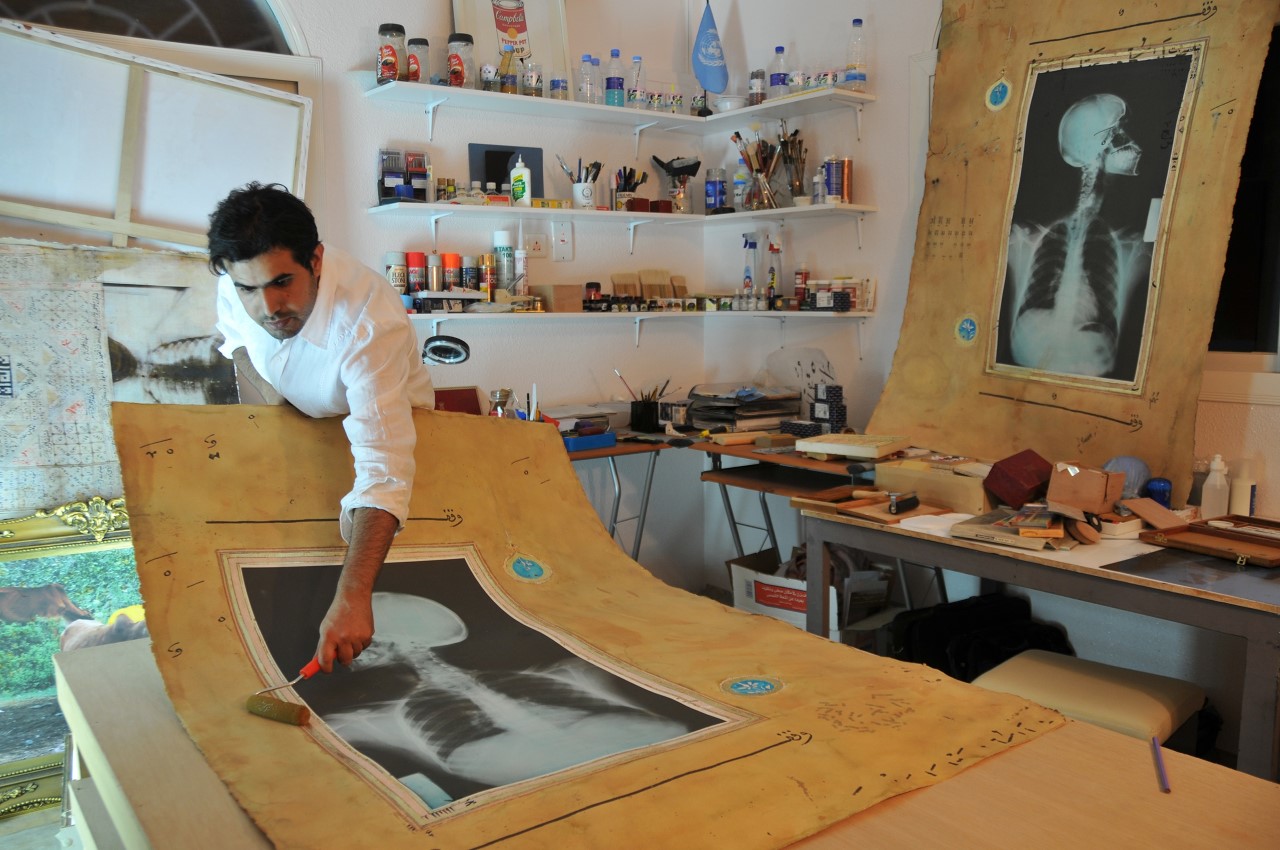 أحمد ماطر يفتتح مساحة “لكم” الفنيّة مع مآلات: 1979 – 2019