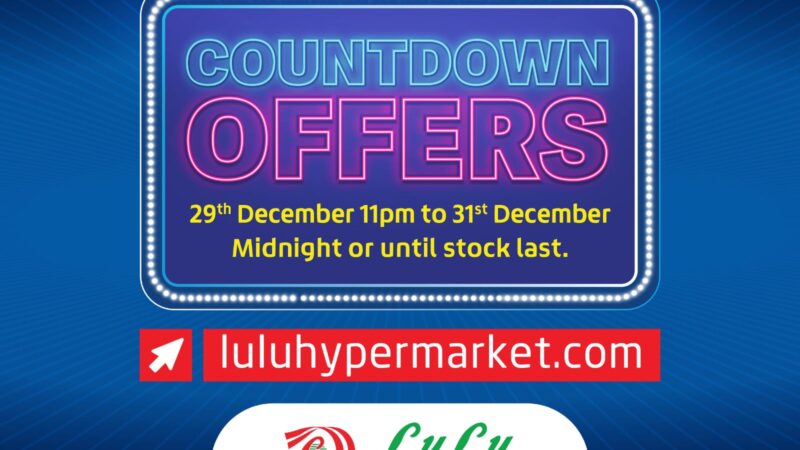 LULU KSA COUNTDOWN OFFERS IS NOW EXCLUSIVELY ONLINE  Shoppers Benefit from Click & Collect & Home Delivery