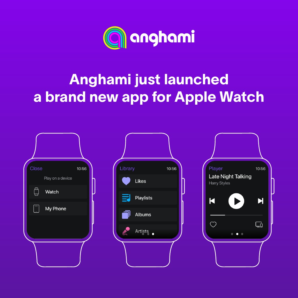 ANGHAMI JUST LAUNCHED A BRAND-NEW APP FOR APPLE WATCH