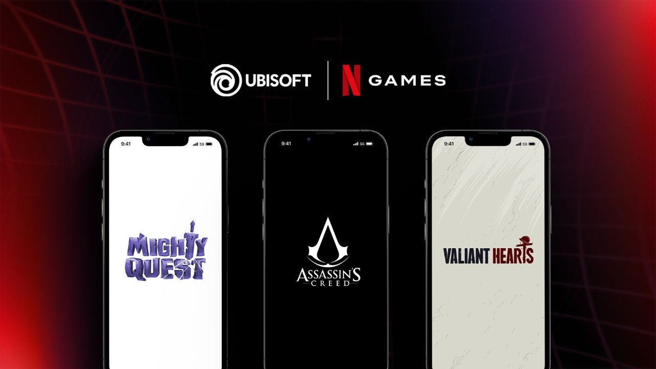 Netflix تعقد شراكة مع Ubisoft لتصميم ثلاث ألعاب حصرية للهواتف الجوّالة