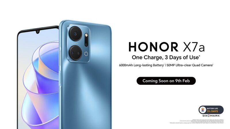 HONOR Confirms the Upcoming Launch of HONOR X7a
