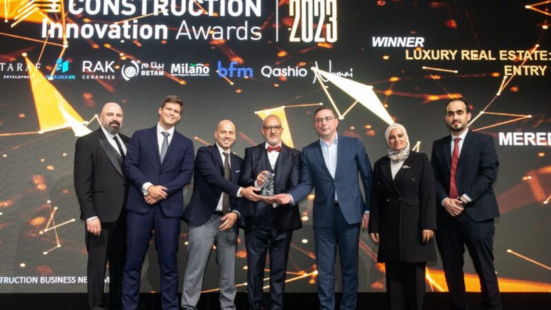 MERED wins ‘New Market Entry’ at Construction Innovation Awards 2023
