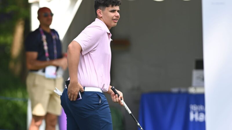 الكويتي سالم العبكل اصغر لاعب في بطولة السعودية المفتوحة للجولف