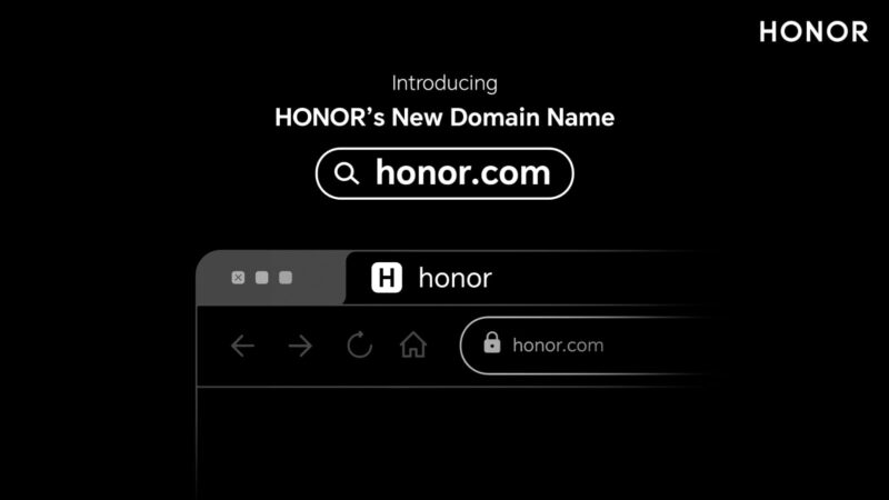     HONOR Announces Change of Website Domain Name to honor.com